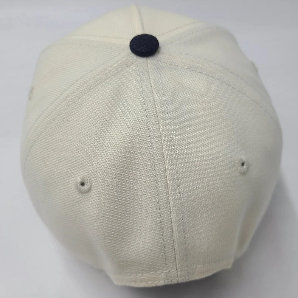 Women Houston Texans Hat Snapback New Era 9Forty Cream Blue NFL Football M-Crown
